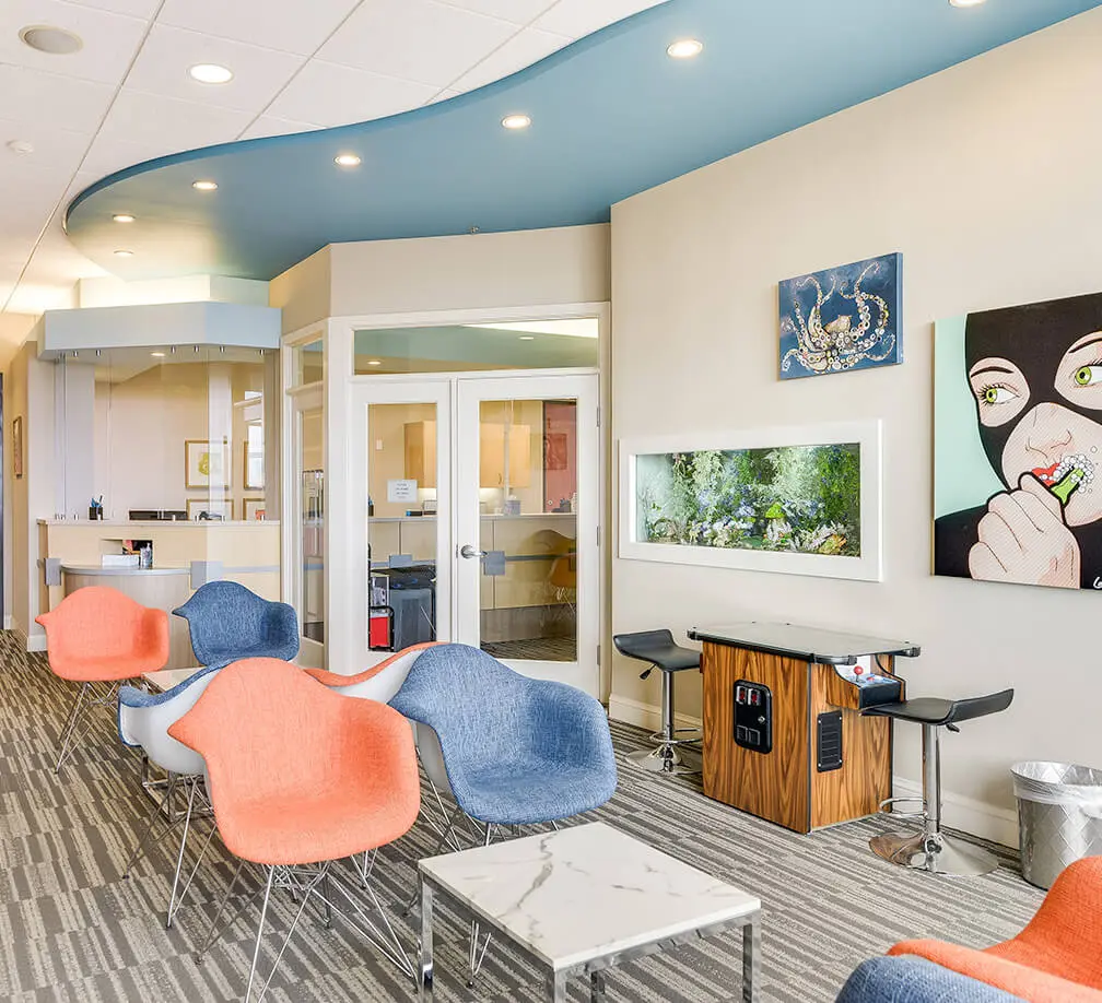 our office waiting area