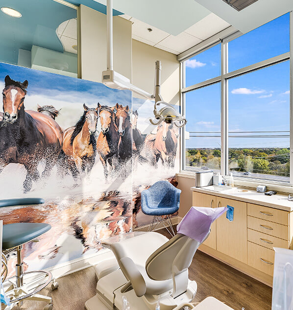 one of our dental work stations